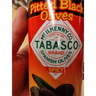 Pitted Black Olived TABASCO 350g