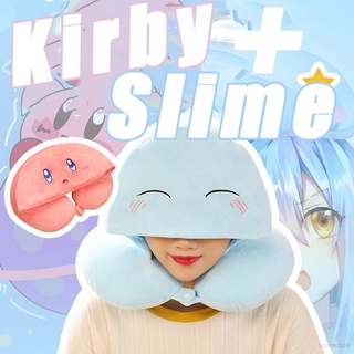 Kirby Rimuru Tempest U หมอนเบาะรองนั่ง มีฮู้ด ลายการ์ตูนอนิเมะน่ารัก สําหรับตกแต่งบ้าน