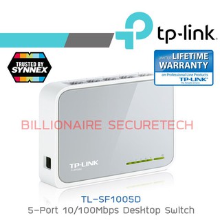 TP-LINK : TL-SF1005D 5-Port 10/100Mbps Desktop Switch ***ประกัน SYNNEX***