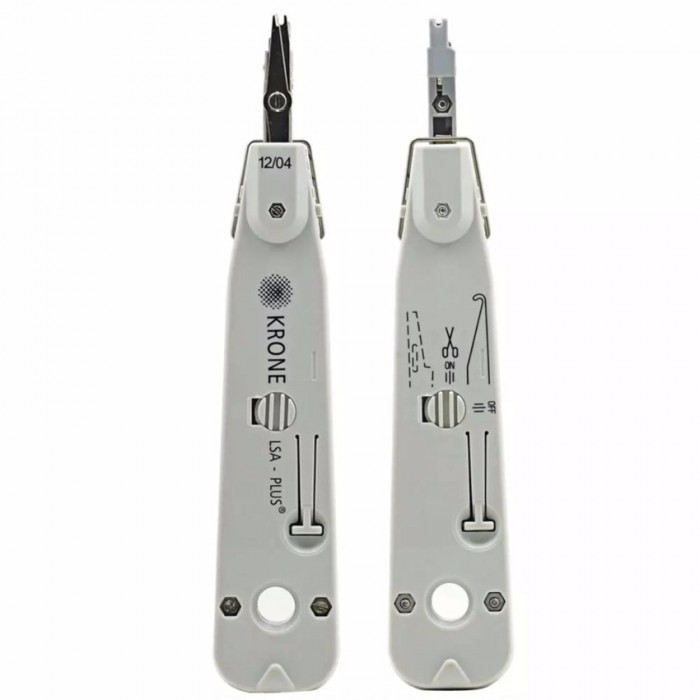 KRONE LSA-Plus Punch Down เครื่องมือสําหรับ Telecom โทรศัพท์ลวด RJ11 แผงแพทช์สายเคเบิล