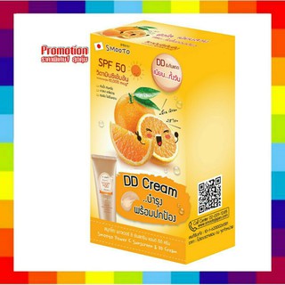 Smooto Power C Sunscreen &amp; DD Cream สมูทโตะ พาวเวอร์ ซี ซันสกรีน แอนด์ ดีดี ครีม ( 6ซอง)