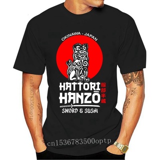 เสื้อยืดผ้าฝ้ายพิมพ์ลายคลาสสิก พร้อมส่ง เสื้อยืดลําลอง แขนสั้น พิมพ์ลาย Hattori Hanzo Sword Sushi Thurman หลากสีสัน แฟชั