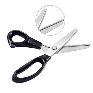 zigzag stainless steel scissors กรรไกรซิกแซกสแตนเลสมืออาชีพ