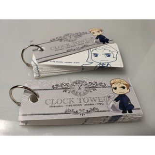 Fate/Zero     Clock Tower     สมุดจดศัพท์  (3.5×9cm.)