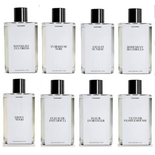 zara น้ำหอม zara x jo malone ซาร่า 10, 40, 90ml. waterlily, ebony wood, Vetiver Pamplemousse, Fleur De Patchouli