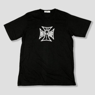 เสื้อยืด พิมพ์ลาย Mooneyes Equip Iron Cross คุณภาพสูง