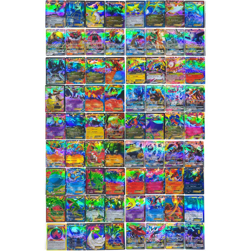 ALL POKEMON EX GX or MEGA EX flash cards Pokemon EX 10 Card Lot