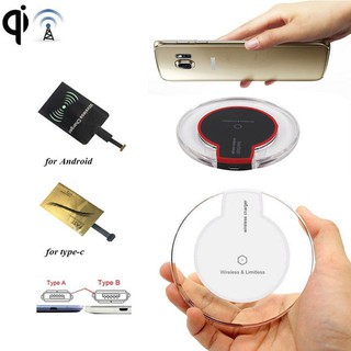 MZ แผ่นรับสัญญาณชาร์จไร้สาย Adapter Wireless Charger แผ่นรับรองการชาร์จ แผ่นรับสัญญาณ ชาร์จ ไร้สาย