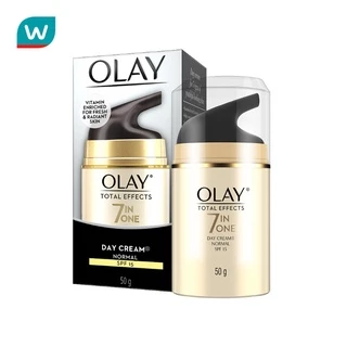 Olay โอเลย์ โททัล เอฟเฟ็คส์ 7อิน 1 เดย์ครีม เอสพีเอฟ15 50 กรัม