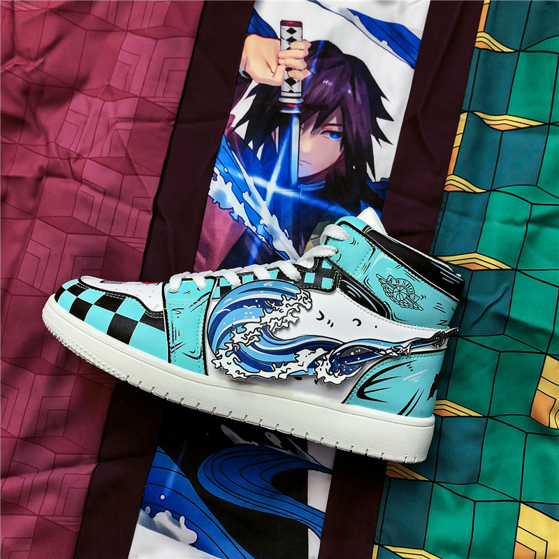 Demon Slayer Kimetsu No Yaiba Anime Joint Aj Mens Shoes Student Trend ...