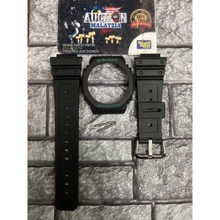 Bnb CUSTOM GA2100 TMJ HITAM HIJAU MERAH + BUCKLE JAPAN + บาร์สปริง 2 ชิ้น สําหรับ GSHOCK