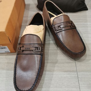 tods ใหม่ แท้ 100%.size 43 benson special sn72 camello scuro รองเท้า