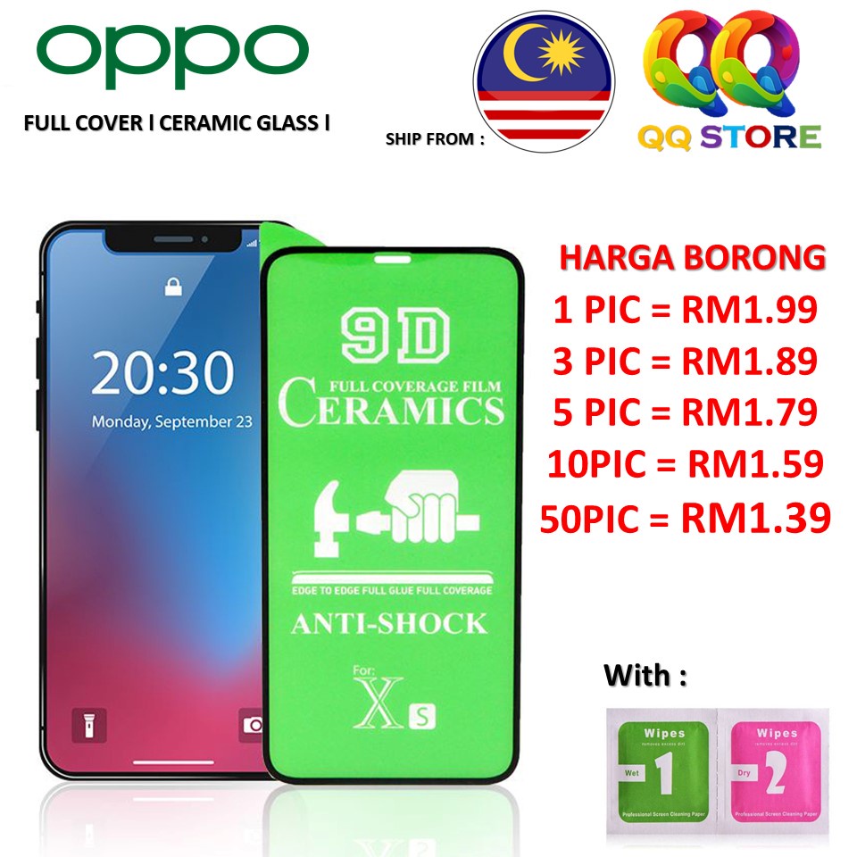 (CERAMIC CLEAR) OPPO A77 A57 A76 7Z A95 RENO 6 6Z 5F 5 A31 A15S A15 A93 A92 A3S A5S A76 A96 7Z RENO2