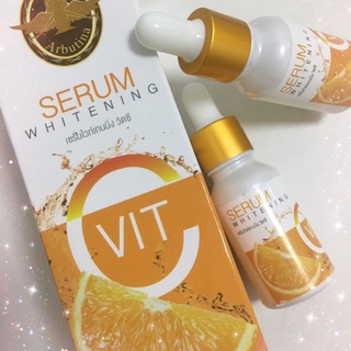 เซรั่มไวท์เทนนิ่ง วิตซี Abutina Whitening Serum Vit C 15ml.