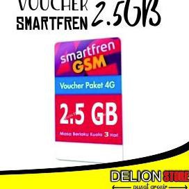 ﹍ซูเปอร์เทรนด์ 10 ชิ้น - Vocher Smartfren 2.5gb 3 H