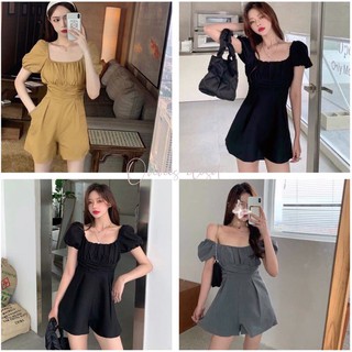 Onnis_closetพร้อมส่ง📪ชุดกางเกงขากว้างกางเกงขาสั้นเอวสูงสำหลับผู้หญิงสไตล์เกาหลี#1168