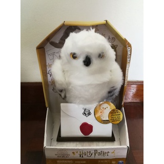 harry potter hedwig แฮร์รี่พอตเตอร์ ตุ๊กตาเฮดวิก ร้องได้มากกว่า 15 เสียง ปีกขยับได้ *packaging มีตำหนิจากการขนส่ง*