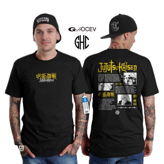 T-shirt เสื้อยืด พิมพ์ลายอนิเมะ Jujutsu KAISEN GOJO SATORU YUUJI ITADORI สําหรับผู้ชาย S-5XL