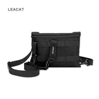 Leacat กระเป๋าคาดอก สไตล์ฮิปฮอป แฟชั่นสําหรับผู้ชาย