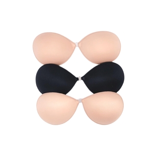 BLAHBLAH.BRA บราซิลิโคน แบบบาง Silicone Bra ไม่เสริม ไม่ระคายเคืองผิว #BBBRA001 + ถุงซิปล๊อค