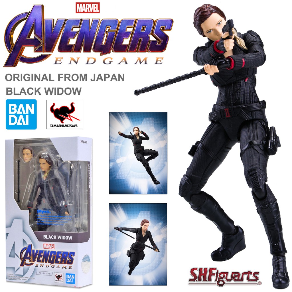 งานแท้ ฟิกม่า Bandai Avengers Endgame อเวนเจอร์ส เผด็จศึก Black Widow แบล็ค วิโดว์ Natalia Romanoff 