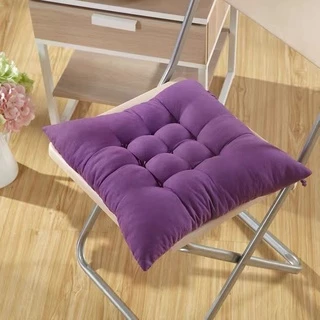 เบาะรองนั่งทรงสีเหลี่ยม40*40cm สีสันสดใส หนานุ่มนั่งสบาย ใช้พิงหลังได้ สำหรับใช้ตกแต่งบ้านได้