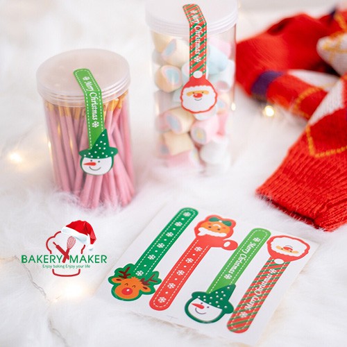 สติกเกอร์คาด X'mas 24 ดวง / Sticker Christmas