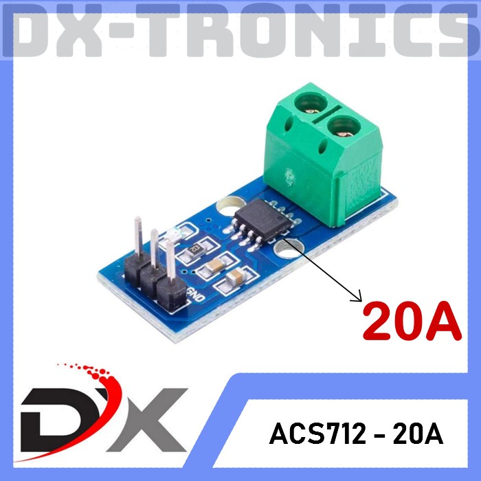 ACS712 Hall Effect เซ็นเซอร์ปัจจุบัน 20A ACS 712