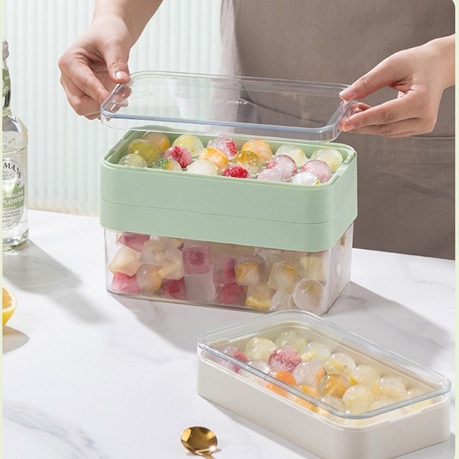 【VINIMALL คุณภาพดี】แม่พิมพ์ทำน้ำแข็ง FoodGrade ไม่ติดพิมพ์ ถอดง่าย ใช้ซ้ำได้หลายครั้ง VX 66 C313 GK - รูปที่ 5