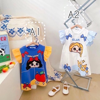 🔥พร้อมส่ง🔥เดรสเจ้าหญิงน่ารัก ตรงปก ผ้านิ่มเด้ง