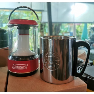 Coleman Double Stainless Mug 300 ml. แก้วน้ำสแตนเลส 2 ชั้น โคลแมน by Jeep Camping