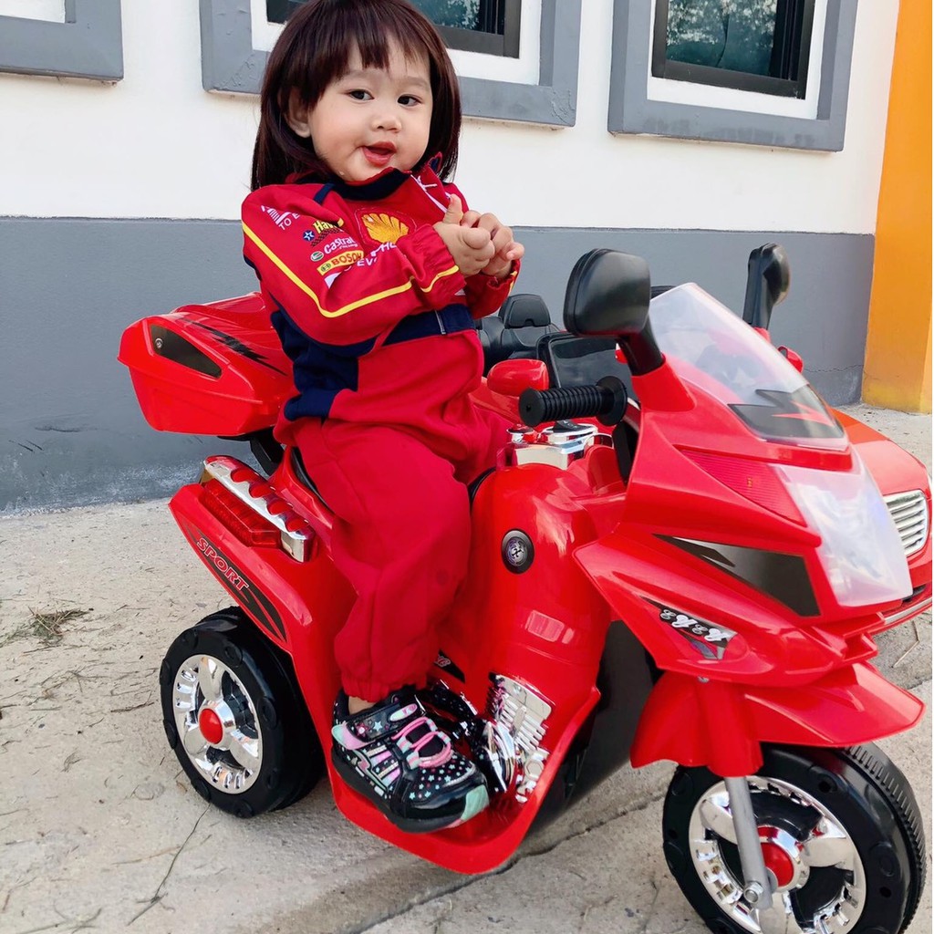 รถแบตเตอรี่เด็ก รถไฟฟ้าเด็ก รุ่นPCX ขับขี่ได้จริง มีเพลง มีไฟ ชาร์จแบตได้