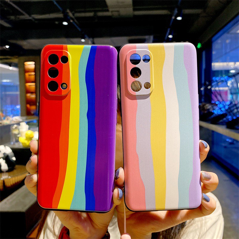 เคสซิลิโคนซัมซุงลายสายรุ้ง Samsung A32 A52 A72 A02S J7 Prime J7 Pro A12 A21S A11 A51 A71 A31 M31 A50