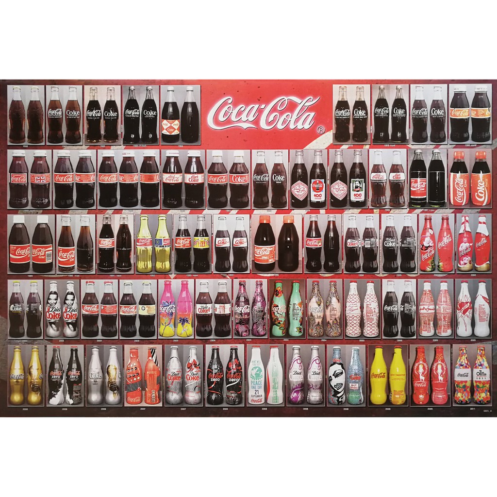 โปสเตอร์ โฆษณา โค้ก โบราณ Coca Cola Coke Vintage Advertisign MIX POSTER 24”x35” Inch Classic Label L