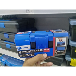 กล่องเครื่องมือช่าง กล่องอุปกรณ์ กล่องขนาดจิ๋ว ALCOR 18 cm Mini TOOL BOX กล่องเครื่องมือขนาดจิ๋ว กล่องเครื่องมือเล็ก