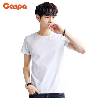 Caspa เสื้อยืดสีพื้น รุ่น396 คอกลม เกรดพรีเมี่ยม ใส่สบาย ไม่หด ไม่ต้องรีด ราคาส่ง มีเก็บเงินปลายทาง