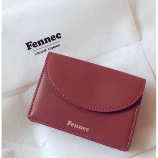 (ทักก่อน) พรี FENNEC halfmoon mini wallet สี light brick 🤎✨