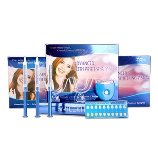 ชุดฟอกฟันขาว SMILE KIT  Teeth Whitening ❤️❤️ให้ฟันขาวขึ้นสูงสุด 8 ระดับใน 1 กล่อง