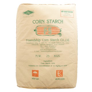 แป้งข้าวโพด (CORN STARCH (FOOD GRADE)) 25 กิโลกรัม / กระสอบ