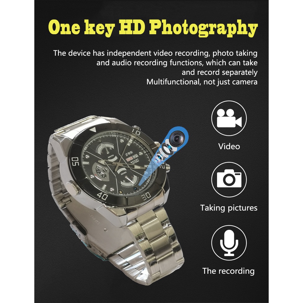 เลนส์กล้อง1080P HD Mini Camera Night Vision Small Cam Sports Lens DV ...