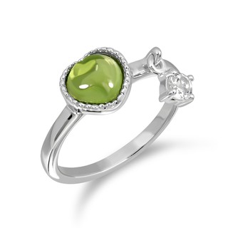 Mizuchol-แหวนเสริมดวงความรักสำหรับคนวันอาทิตย์ Darling ring พลอย Peridot (RD)