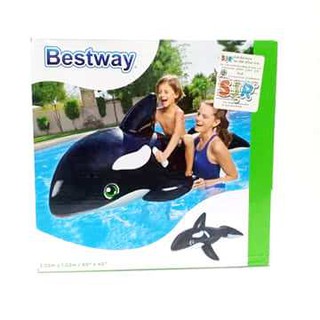 ปลาวาฬ เป่าลม Bestway มีหูจับ ยาว 203 ซม. ลายตามรูปเลย สินค้ามีพร้อมส่ง แพ ปลาวาฬ  จัดส่งรวดเร็วทันใจ