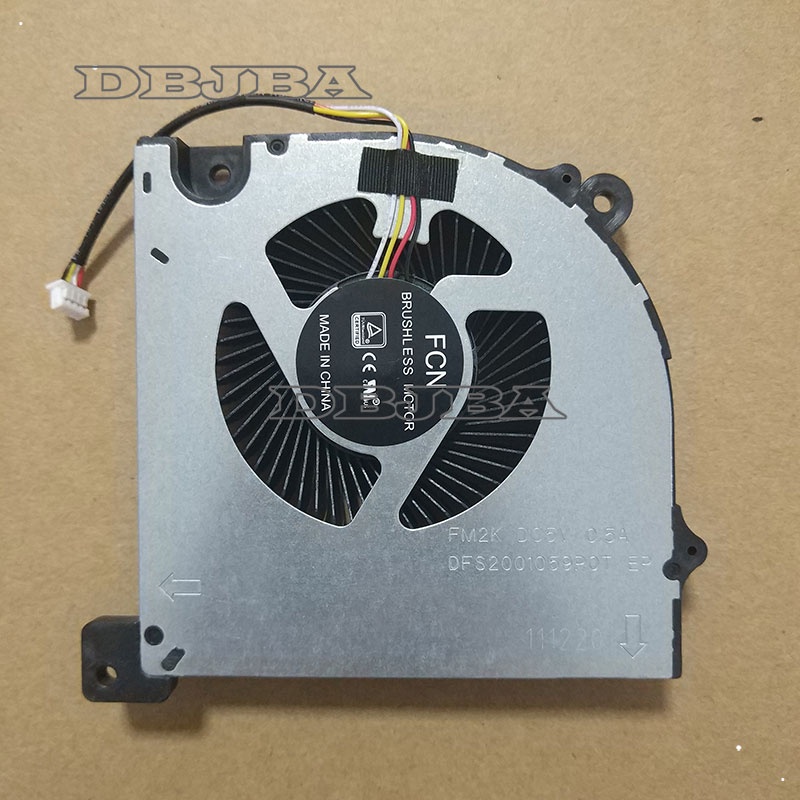 พัดลมระบายความร้อนแล็ปท็อปสําหรับ CLEVO PB50 PB70 PB50DF2 PB70DF2 DFS2001059P0T FM2K 5V 0.5A
