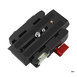 iwo Aluminum Alloy Quick Release Plate Assembly P200 Clamp Adapter for Manfrotto 577 501 500AH 701HDV Q5 Camera Tripod Accessories Kit