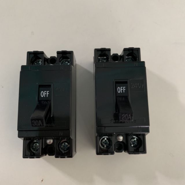 เบรคเกอร์ Panasonic เบรกเกอร์ไฟฟ้า 2P 20A , 2P30A , 2P40A ของแท้
