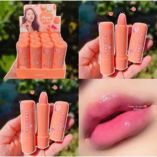 ลิปมันเปลี่ยนสีลูกพีช(1ชิ้น)HT-067 Tanako magic lip blam ลิปพีช บำรุงริมฝีปาก🍑