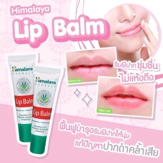 [1 ชิ้น] ไม่โกงค่าส่ง Himalaya Lip Balm 10g บำรุงริมฝีปาก ดีมาก ปากดูอมชมพู