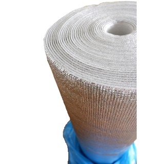 ฉนวนพีอีเคลือบฟอยล์ หนา3mm กว้าง90cm ยาว10m Insulation Epe Foam 3mm 90cm 10m