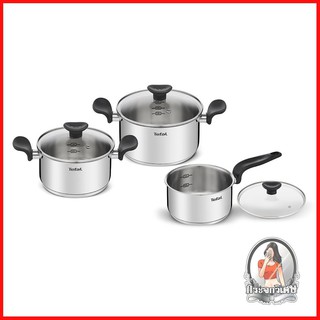 เครื่องครัว เครื่องครัว อุปกรณ์ ชุดหม้อ TEFAL PRIMARY IH 6 ชิ้น/ชุด 
 วัสดุผลิตจากสเตนเลสคุณภาพดี แข็งแรง ทนทานต่อความร้