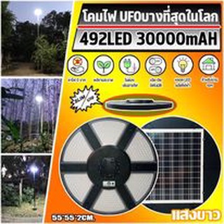 **ถูกที่สุดไฟถนน UFO Square Light รุ่นUFO 492LEDไฟโซล่าเซลล์Solar Street